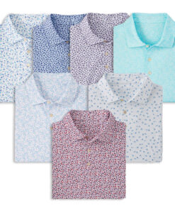 Áo thun Polo Golf Polo chất lượng cao bán buôn, thêu theo yêu cầu, Polyester Spandex, nhanh khô, vừa vặn, áo thun Polo Golf