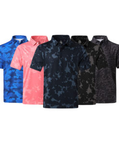 Áo thun Polo Golf ngụy trang nhẹ chất lượng cao size 5xl