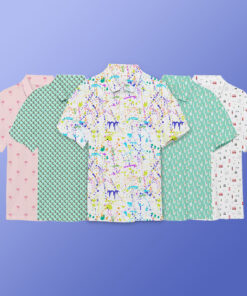 Áo thun polo cổ tròn chất liệu Polyester Spandex