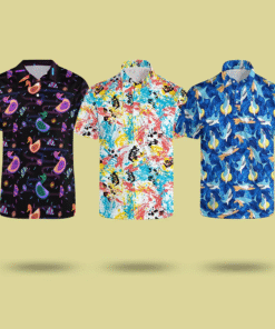 Áo thun polo chơi golf tay ngắn Polyester Spandex