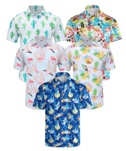 Áo thun polo dệt kim in họa tiết chơi golf chất lượng cao