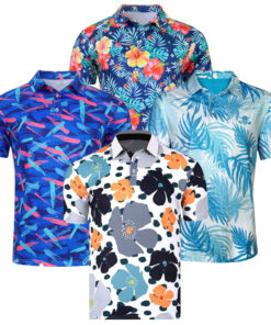 Áo thun polo chơi golf thường ngày phong cách mới cho nam