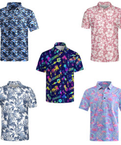 Áo thun polo thể thao khô thoáng dành cho nam chơi golf